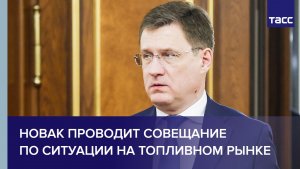 Новак проводит совещание по ситуации на топливном рынке