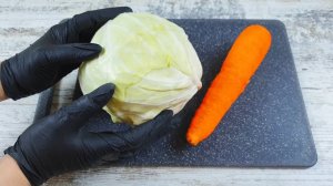 Новый Салат из Капусты! ЭТО ПРОСТО БОМБА! ОЧЕНЬ ВКУСНО!