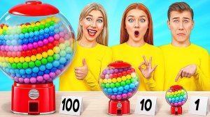 100 Слоев Еды Челлендж # Смешные Рецепты с Едой от Multi DO Challenge