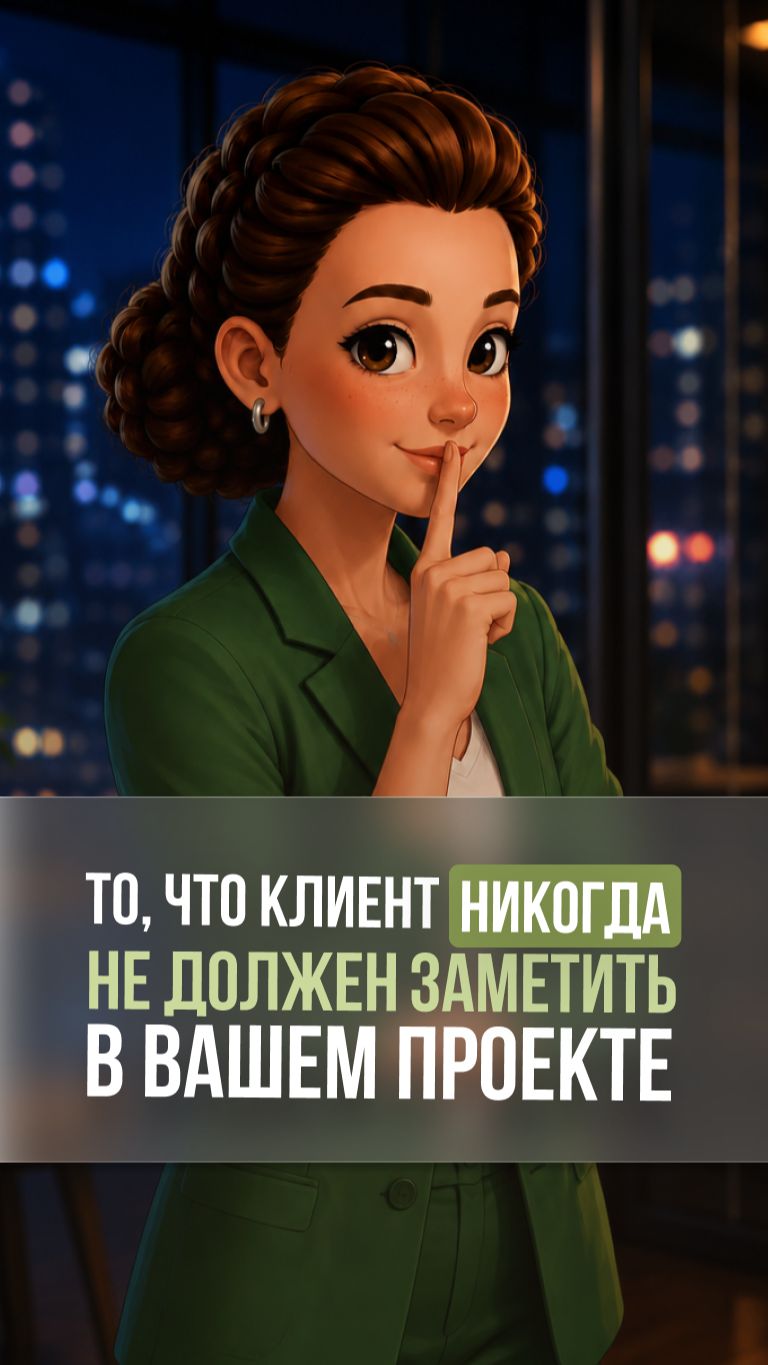 То, что клиент никогда не должен заметить в вашем проекте