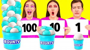 100 Слоев Еды Челлендж # Кто Победит в Битве на Кухне от TeenTeam Challenge