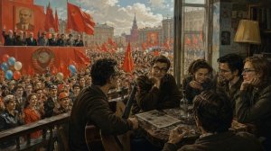 А вся страна расцвечена и флагами волнуется