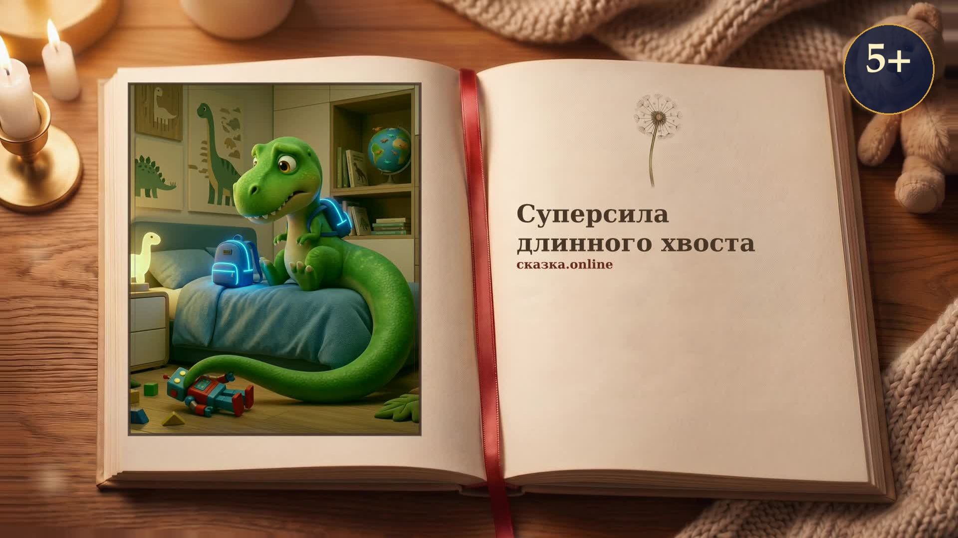 Динозаврик Рекс идёт в школу | Сказка про смелость 5–7 лет смотреть онлайн