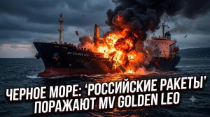 💥Черное море: «Российские ракеты» поразили судно MV Golden Leo, перекрытие логистики ВСУ