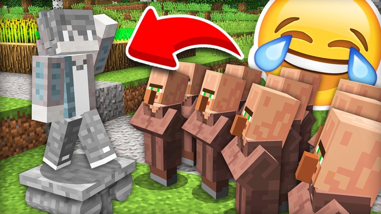 Я ПРЕВРАТИЛСЯ В СТАТУЮ И ЗАТРОЛЛИЛ ЖИТЕЛЕЙ В МАЙНКРАФТ | Компот Minecraft смотреть онлайн