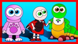 РАСКРАСКА Рисуем ЛУНТИКА и Учим Цвета - Развивающее видео