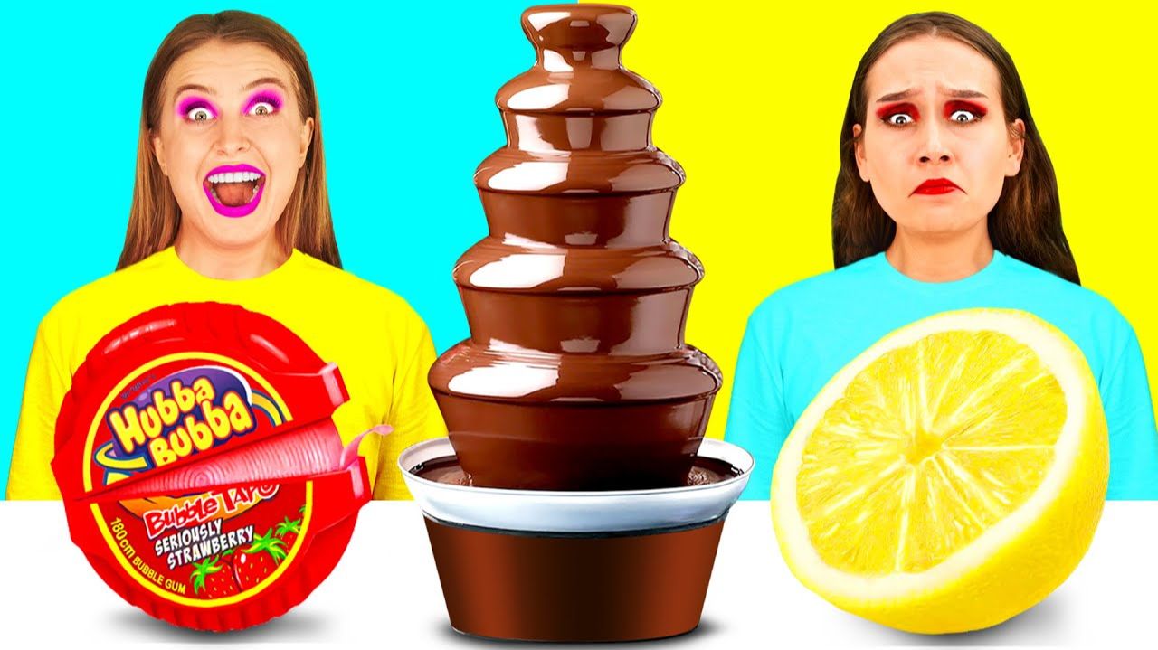 Шоколадный Фонтан Челлендж # Битвы с Едой c DaGaDa Challenge смотреть онлайн