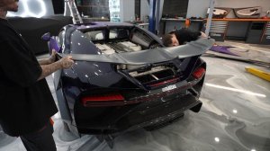 УСТАНОВКА ОБЕДИВКА ЗА 700 000 ДОЛЛАРОВ НА РАЗБИТЫЙ Bugatti CHIRON