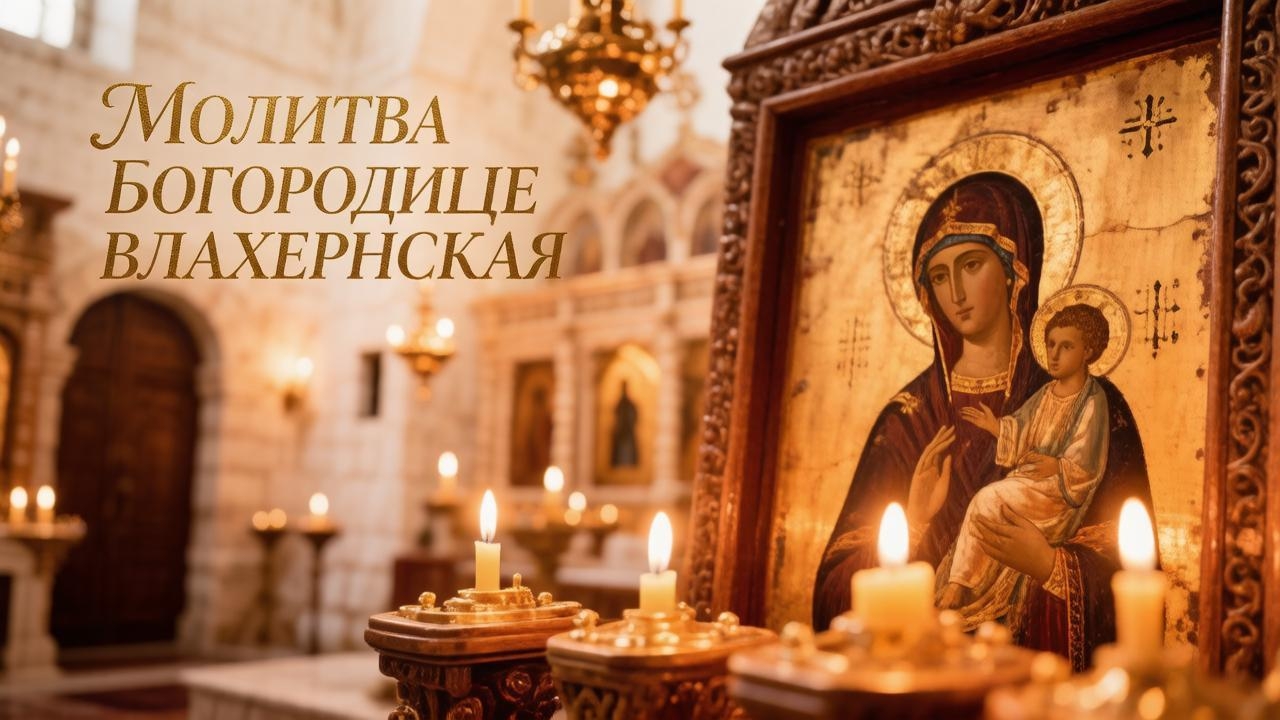 Молитва Богородице пред иконою Влахернская