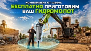 Бесплатный шеф-монтаж при покупке гидромолота – залог спокойствия, которое вы заслужили