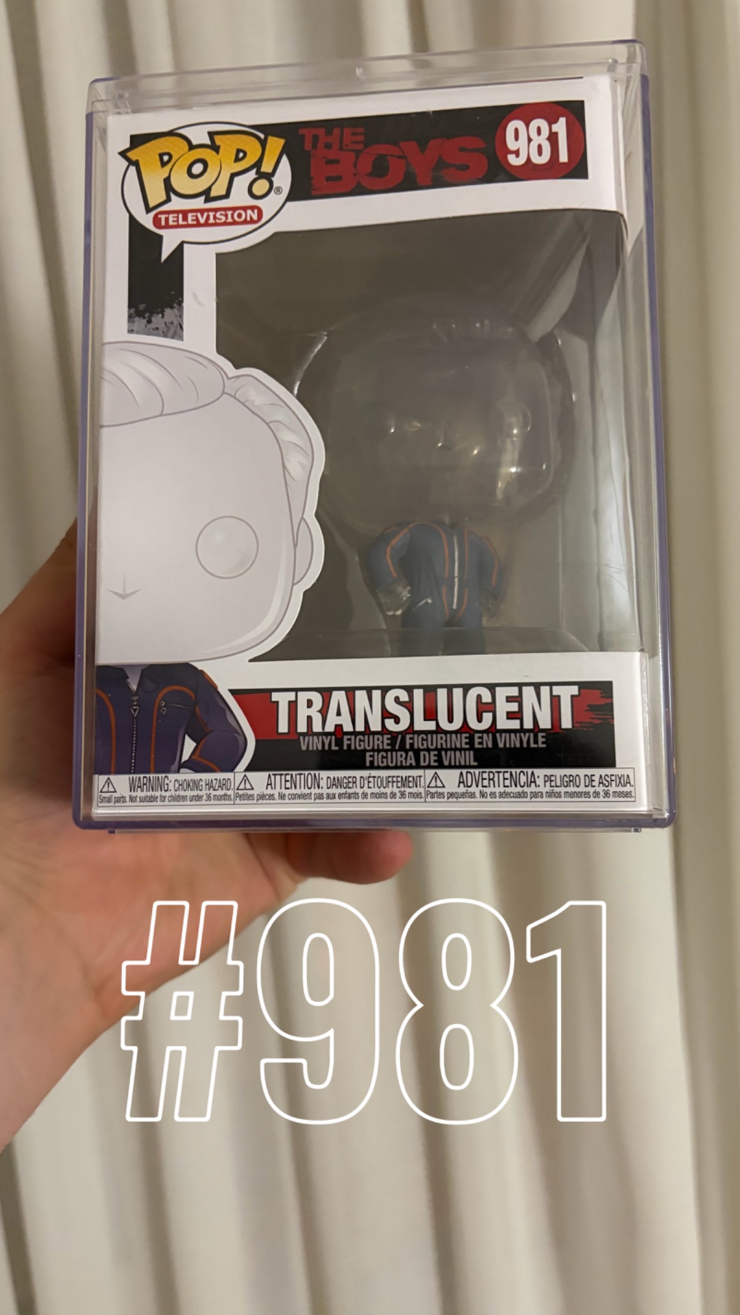 📌Funko Pop 981 Translucent