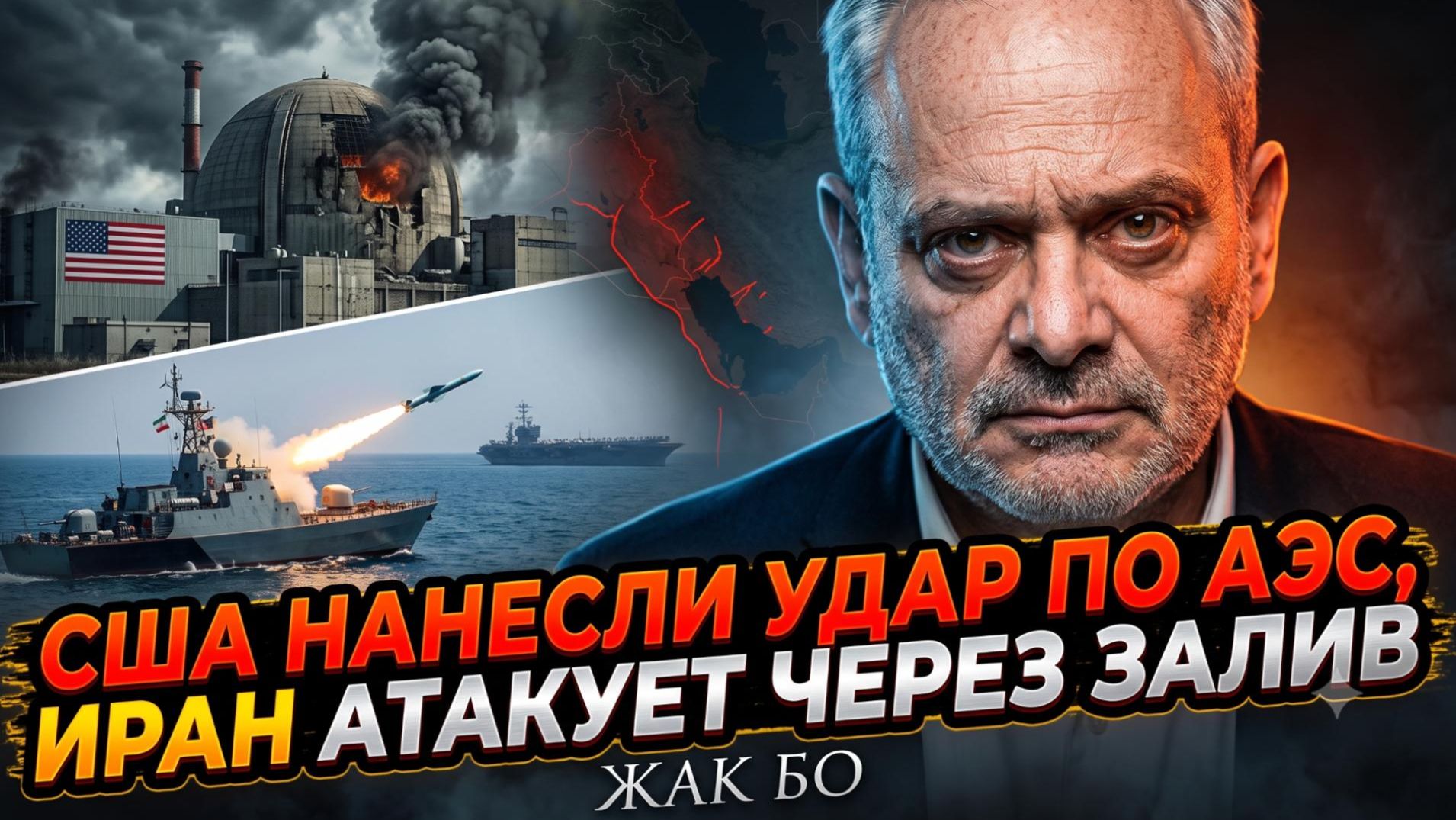 ☢️ Жак Бо | Ядерный апокалипсис: США бомбят реактор Ирана - Тегеран бьет по заливу смотреть онлайн