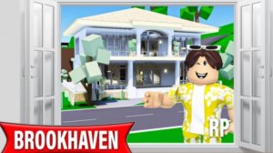 Я играю в БрукХейвен в roblox. 1 часть.