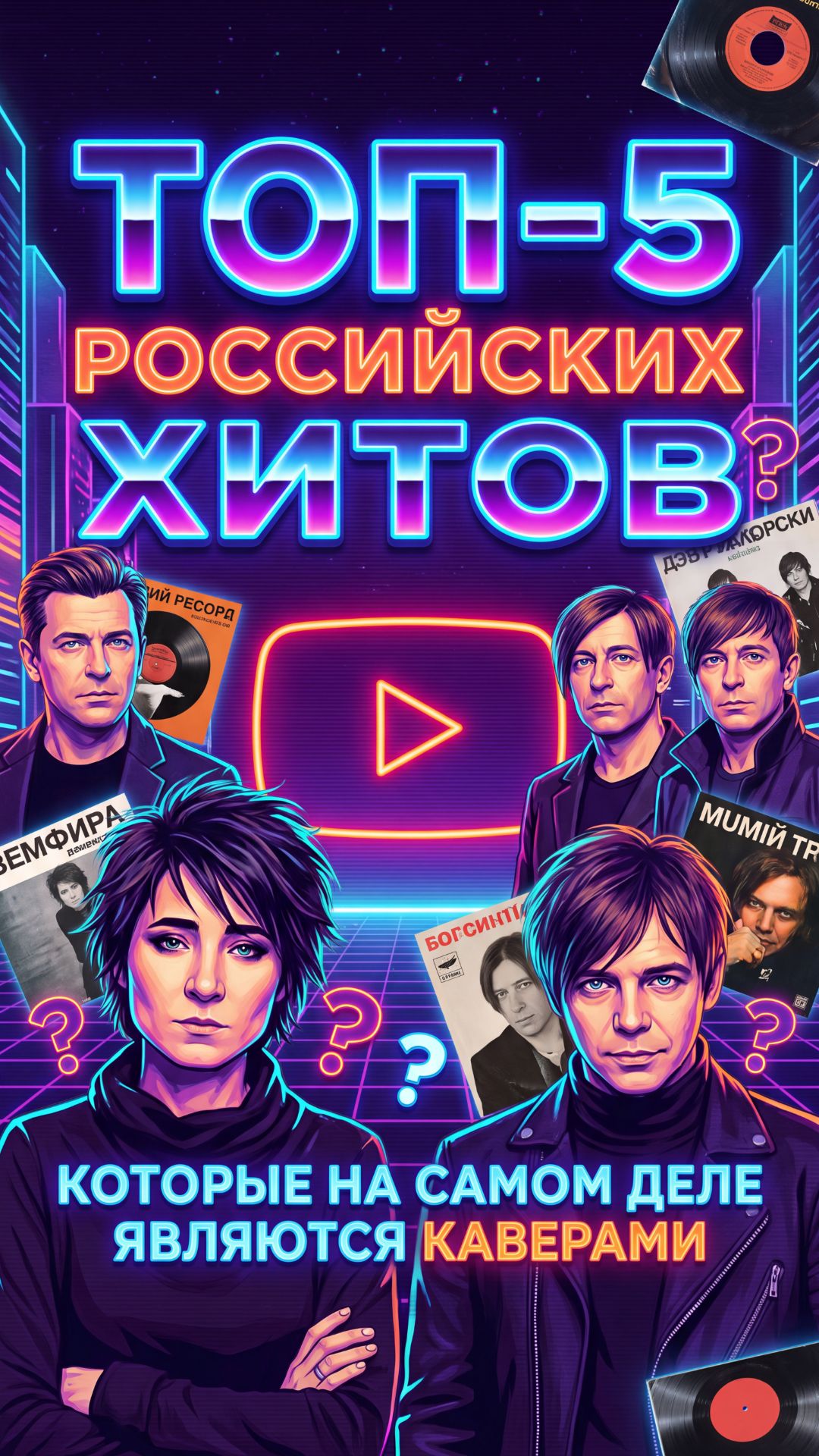 Топ‑5 российских хитов, которые на самом деле являются каверами смотреть онлайн