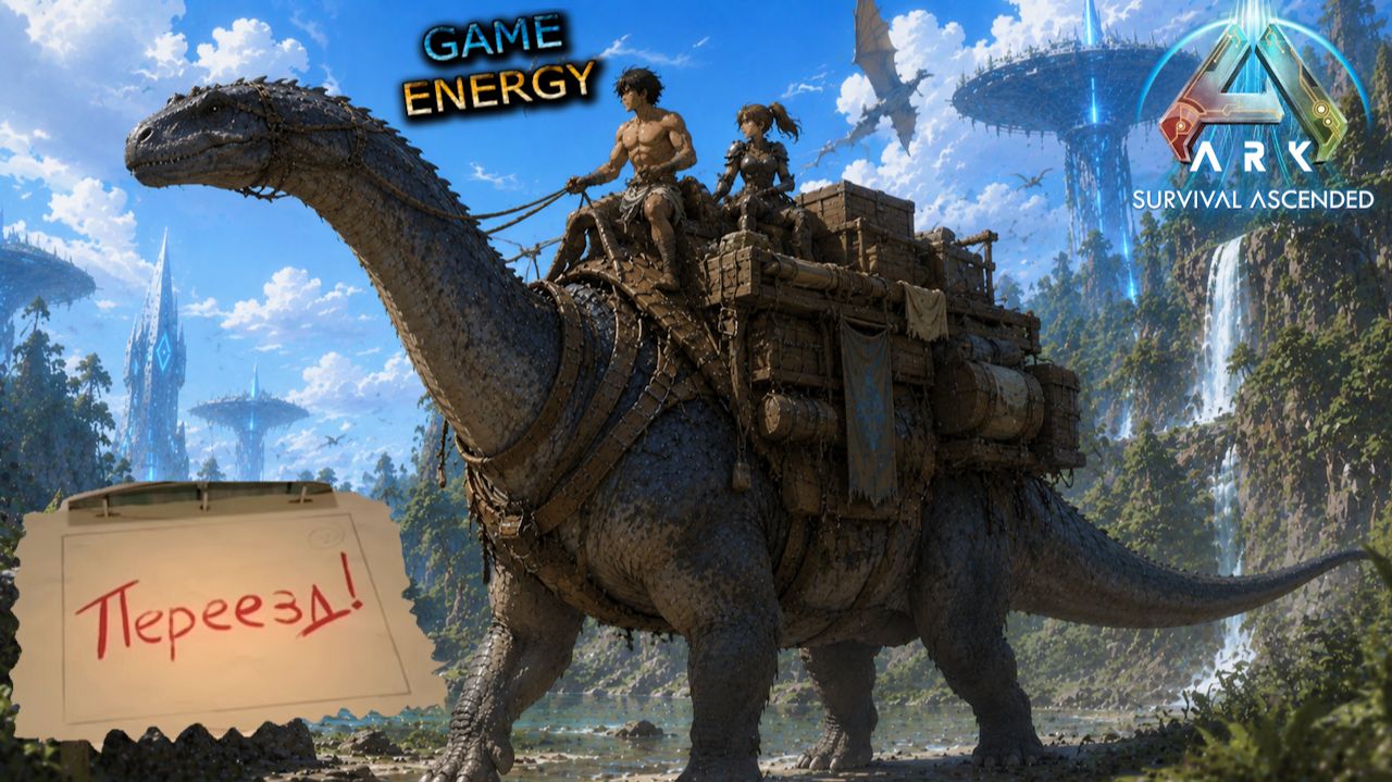 Переезд большое дело. ARK ascended. 5-ый день. Восьмой сезон. GENESIS #GAME ENERGY смотреть онлайн