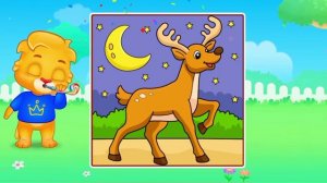 Детский развивающий мультфильм, пазлы, головоломка
