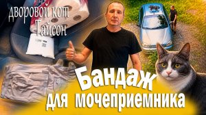 Приехал бандаж для мочеприемника ножного с креплением на талии отзыв примерка дворовой кот Тайсон