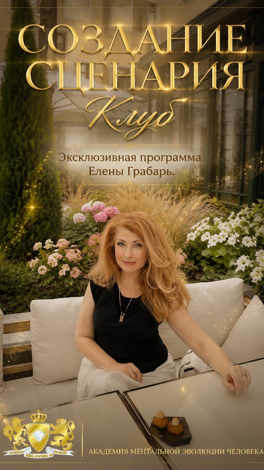 СОЗДАНИЕ СЦЕНАРИЯ. КЛУБ. Елена Грабарь