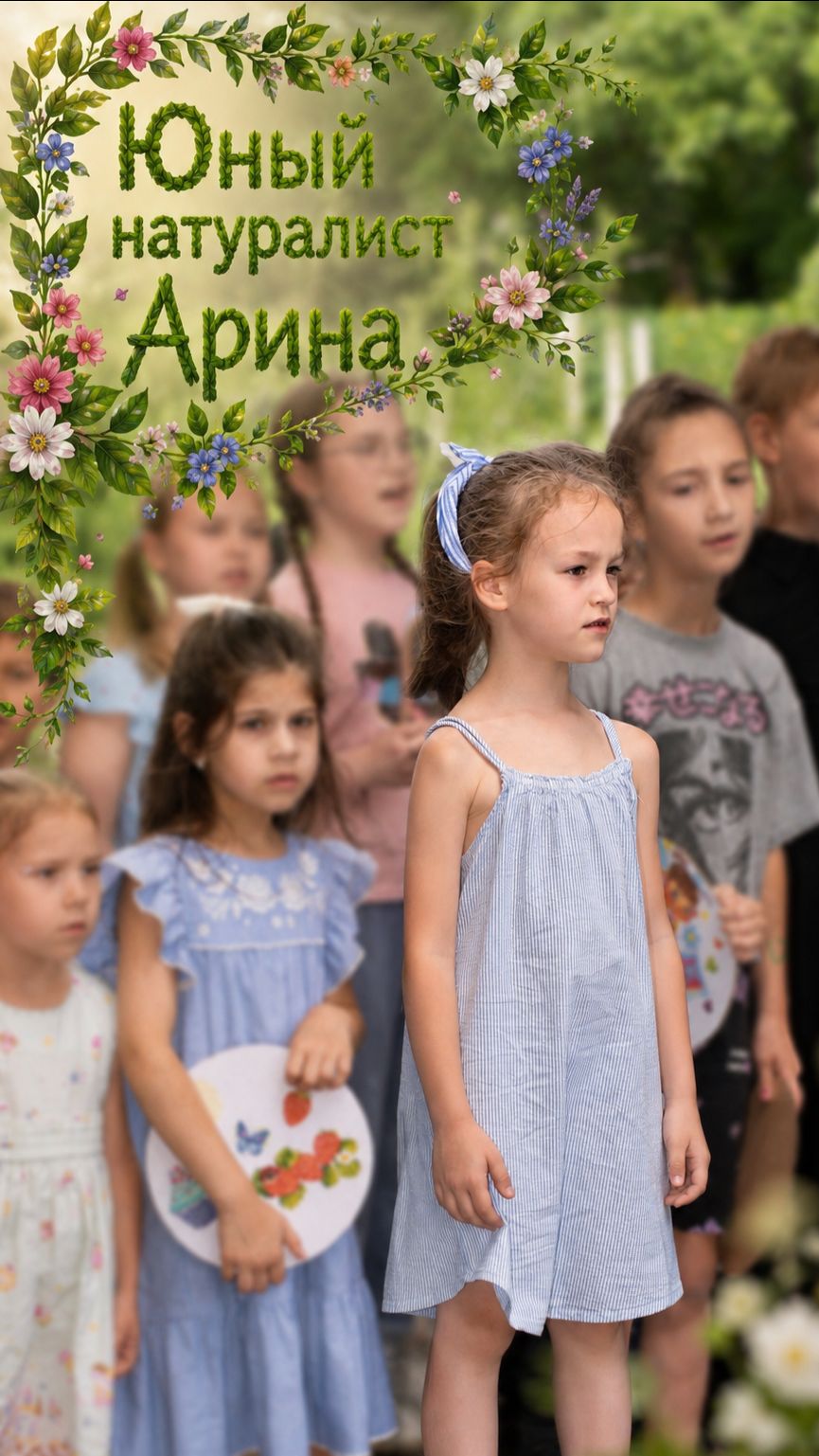 Арина в детском лагере юных натуралистов города Нальчика