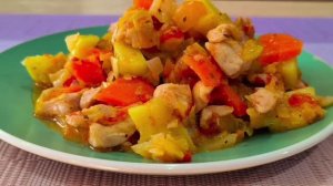Вкусное Рагу С Курицей И Овощами! Для Всех! Рецепты ПП Для Здоровья и Для Похудения.