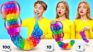 100 Слоев Еды Челлендж # Кулинарная Битва с Едой от Multi DO Challenge