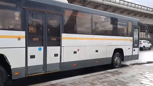 Автобус Лиаз-5250 "ВОЯЖ" следует по маршруту 317( Красноармейск-рынок- Москва(м. ВДНХ)) смотреть онлайн