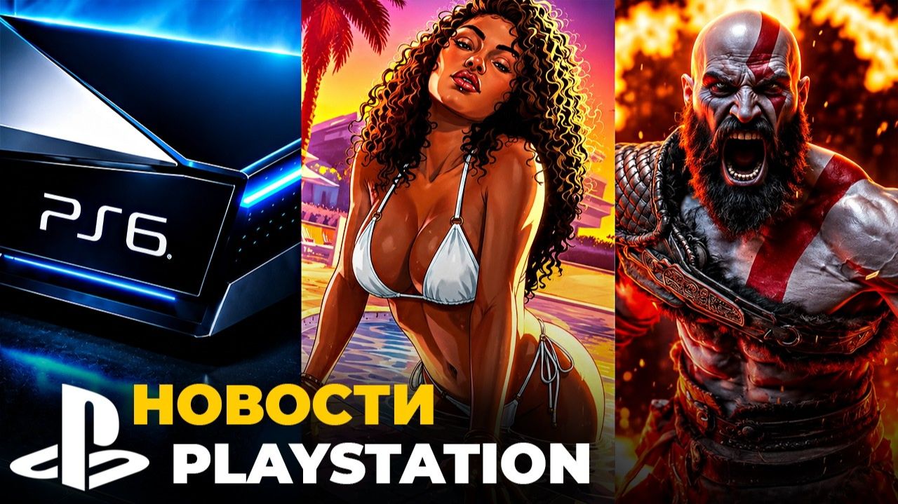 PS6 уже на подходе | GTA 6 будет в 30 FPS | Новый God Of War — новости PlayStation смотреть онлайн