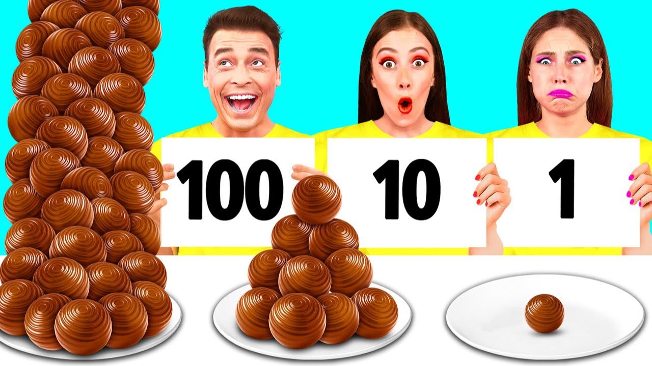 100 Слоев Еды Челлендж # Вкусные Кухонные Рецепты от Fun Teen смотреть онлайн