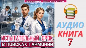#Аудиокнига. «ИСПЫТАТЕЛЬНЫЙ СРОК -7! В поисках гармонии». КНИГА 7. #Попаданцы#БоеваяФантастика