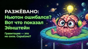 Гравитация — это не сила? Вот что на самом деле открыл Эйнштейн. Физика пространства.