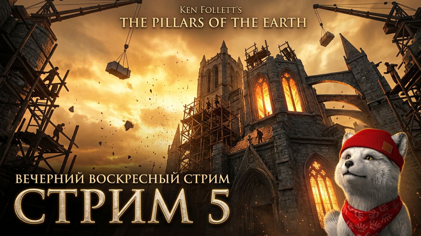 Ken Follett's The Pillars of the Earth - Вечерний Воскресный Стрим 5