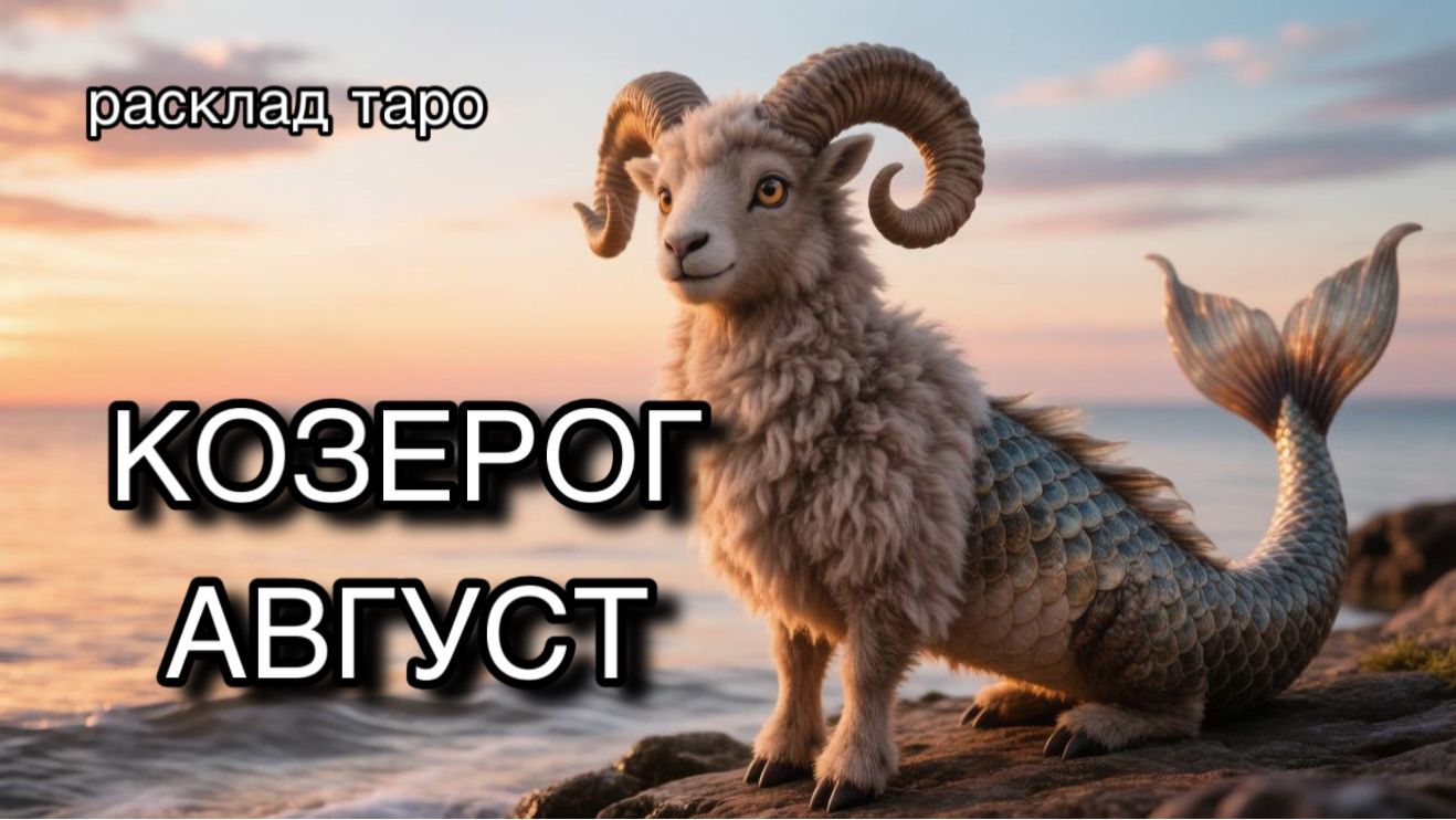 КОЗЕРОГ таро прогноз на август 2026 [расклад таро] [гадание онлайн]