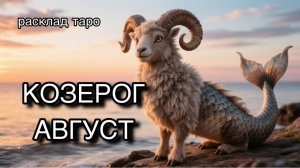 КОЗЕРОГ таро прогноз на август 2026 [расклад таро] [гадание онлайн]