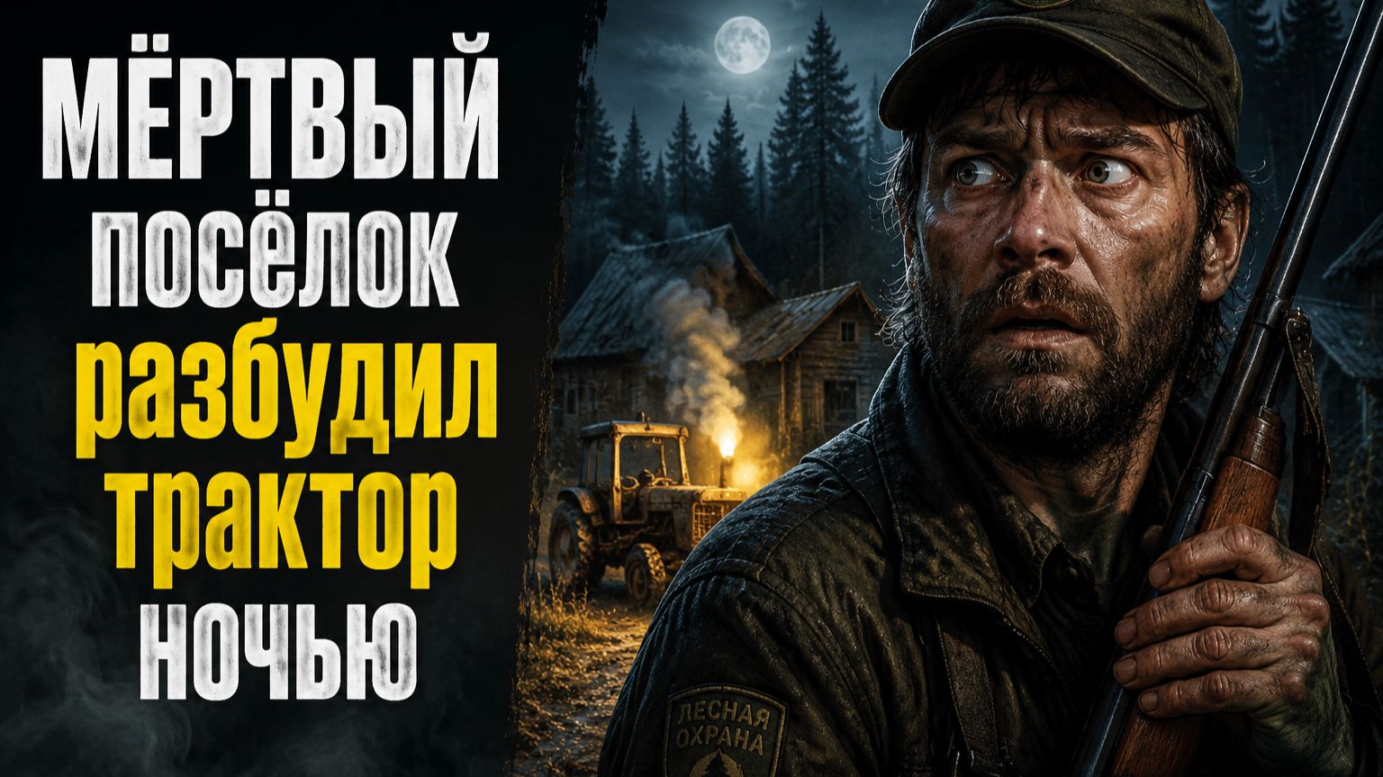 Трактор завёлся ночью в заброшенном посёлке смотреть онлайн