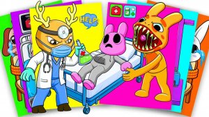 Тайна ветеринарной клиники! Обнаружена аномалия — делаем стикербук 🏥😱