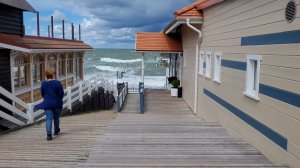 Балтийское море, прекрасно в это время года. Путешествие - Зеленоградск