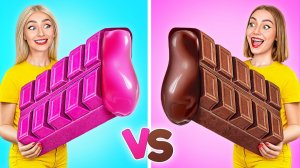 Жевательная Резинка vs Шоколадная Еда Челлендж # Кухонные Лайфхаки и Рецепты c Multi DO Challen