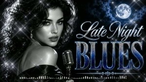 (After Dark Blues Lounge)Moonlit Blues Guitar 🌙 Slow Blues for Peaceful Dreams
