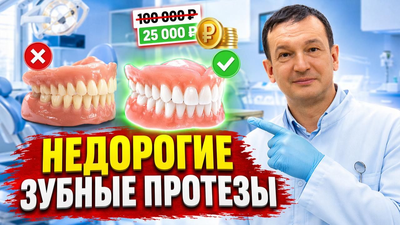 Недорогие зубные протезы: виды, цены и честные советы