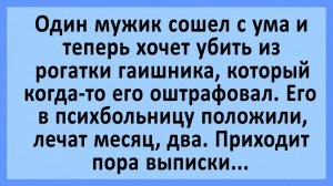 Один мужик сошел с ума и теперь хочет... | Анекдоты смешные | Юмор