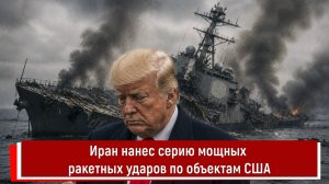 Иран нанес серию мощных ракетных ударов по объектам США