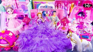 Играем в игрушки из мультика принцесса кукла Барби. Мультфильм для детей. ASMR АСМР