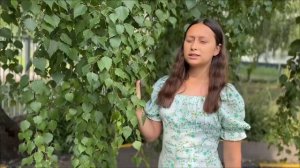 Смирнова Анастасия, 10 лет. Н. М. Рубцов «Берёзы»