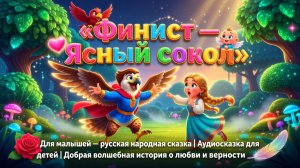 ✨ «Финист — Ясный сокол» для малышей — русская народная сказка | Аудиосказка для детей