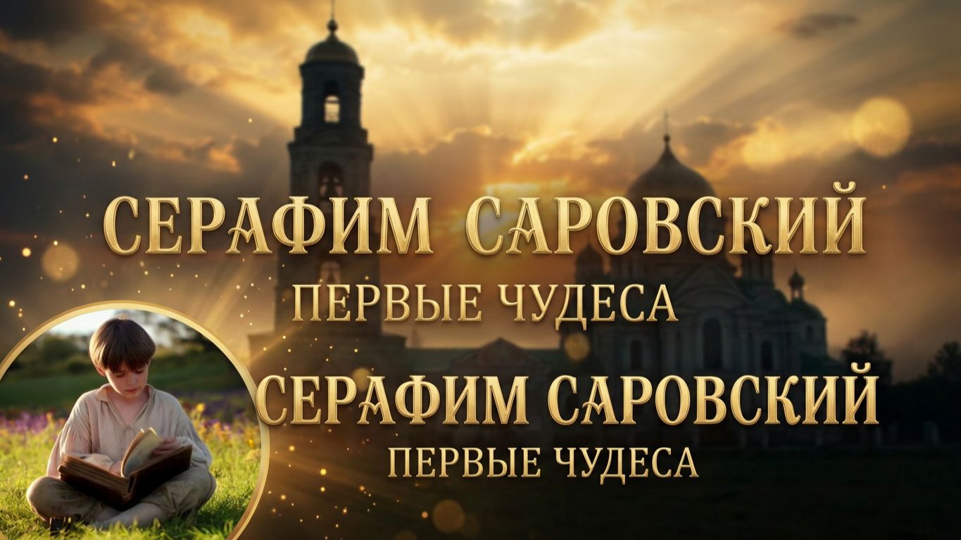 Детские и юношеские годы преподобного Серафима Саровского