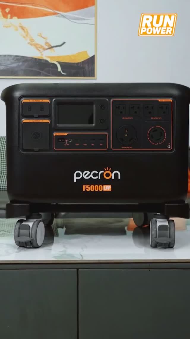 Pecron F5000LFP — мощный резерв энергии для дома смотреть онлайн