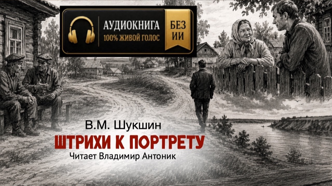«Штрихи к портрету». В.М.Шукшин. Аудиокнига. Читает Владимир Антоник смотреть онлайн