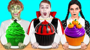 Кулинарный Челлендж# Уэнсдей vs Вампир vs Зомби # Безумная Кулинарная Битва от Fun Teen