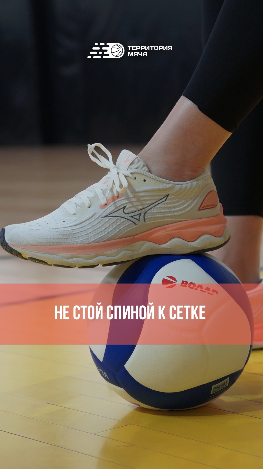 Не стой спиной к сетке!