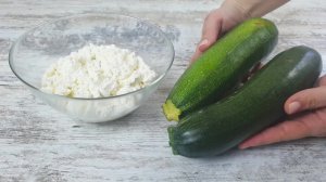 Кабачки с творогом ПО-НОВОМУ И сковорода не нужна! Успейте приготовить в этом году!